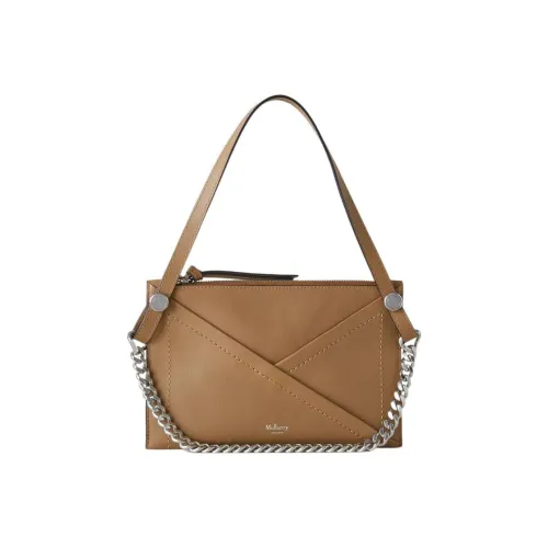 Mulberry Гладкий Матовый Телячья кожа Ручная Сумка через плечо Сумка Средний Женские Тик Цвет