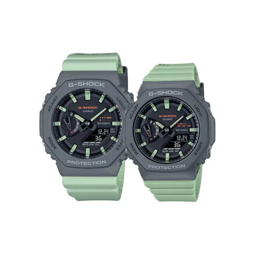 CASIO G Shock Collection Кварцевый механизм Смольный ремешок Часы Унисекс Черный циферблат