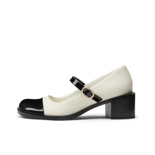 CHARLES KEITH Маленькие туфли Mary Jane с грубым каблуком 5,1 см женские