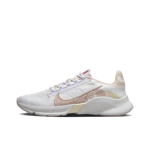 Nike SuperRep Тренировочные Кроссовки Низкие Бежево-Розовые Женские