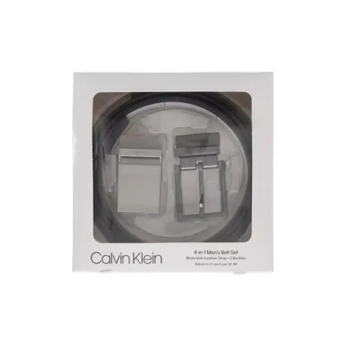 Calvin Klein Ремни из коровьей кожи, черные, мужские