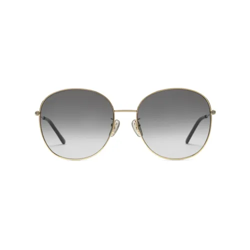 GUCCI Металл OVAL SUNGLASSES Женские Золотой