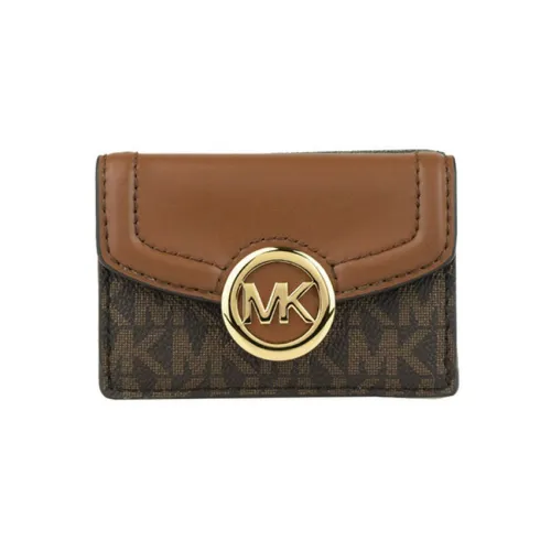 MICHAEL KORS Кожа Кошелек Стандартный Женский Коричневый