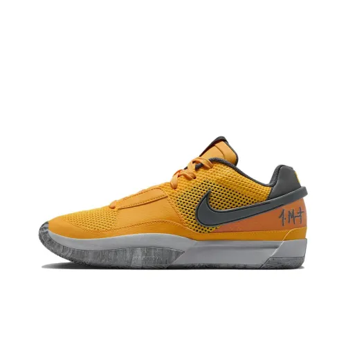 Nike Ja 1 Slip-Resistant Low-Top Баскетбольные кроссовки Мужской International Version Orange