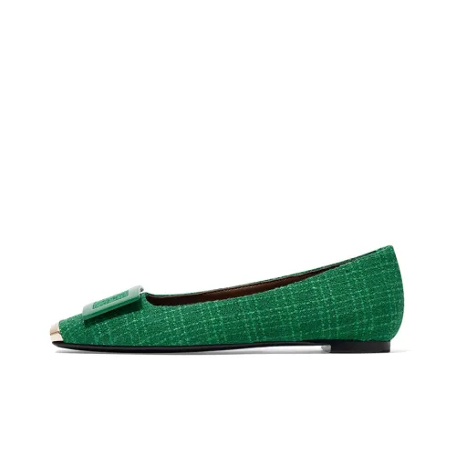 ZSAZSAZSU Женские повседневные туфли Low Top Зеленые Женские