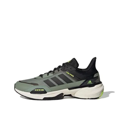 Adidas MTS Slip-resistant Abrasion-resistant Low Top Casual Running Shoes Unisex Gray Green Adidas MTS Противоскользящий Устойчивый к истиранию Низкий Топ Повседневные Беговые Кроссовки Унисекс Серый Зеленый