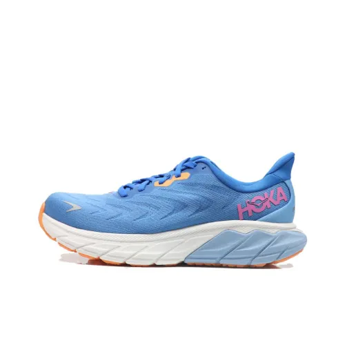 HOKA ONE ONE Arahi 6 Противоскользящие Устойчивые к истиранию Низкий Топ Беговые кроссовки Женские Синий