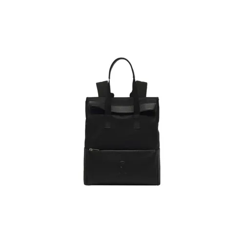 Furla Nylon Телячья кожа Рюкзак Большой Мужской Черный