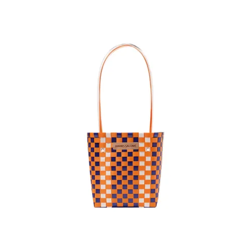 Harris Salome ПВХ Корзина Сумка Сумка через плечо Маленькая Женская Оранжевая и Многоцветная Синяя Многоцветная Розовая Многоцветная