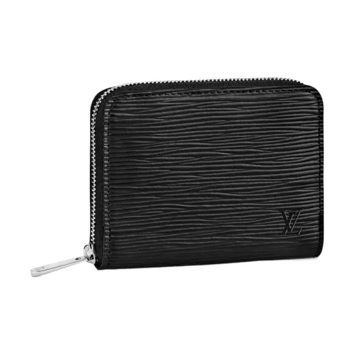LOUIS VUITTON Zippy Epi Коровья кожа Кошелек для монет Кошелек Стандартный Женский Черный