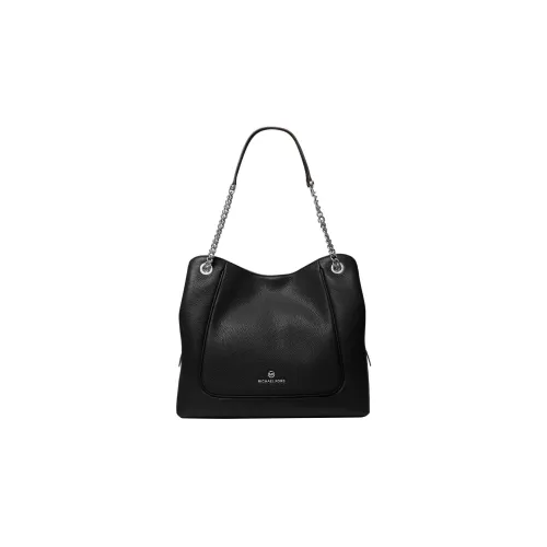 MICHAEL KORS Piper Litchi Grain Leather Crossbody Bag Shoulder Bag Women's Black