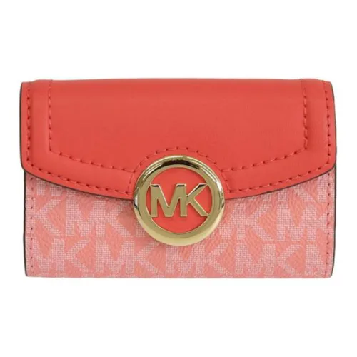 MICHAEL KORS Key Pouch с кожаными вставками стандартный женский розовый