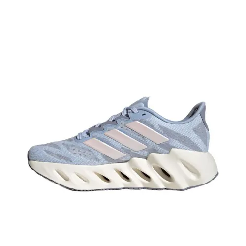 Adidas Galaxar Running Амортизация Износостойкий Низкий Топ Повседневные Беговые кроссовки Женские Серый Синий