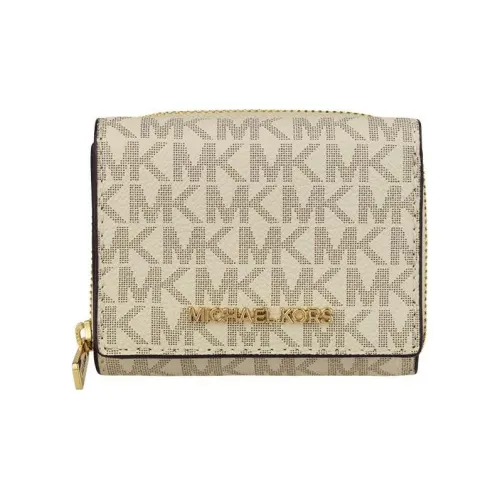 MICHAEL KORS Кожа Кошелек Мини Женский Светлый Умбра