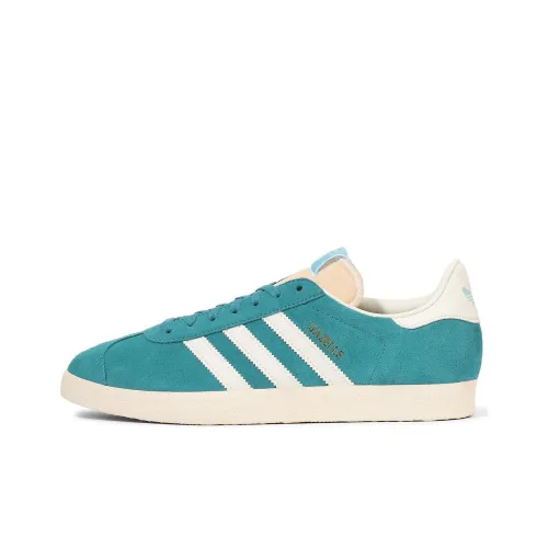 Adidas Originals Gazelle Low Топ Скейтборд Кроссовки Унисекс Темно-циановый