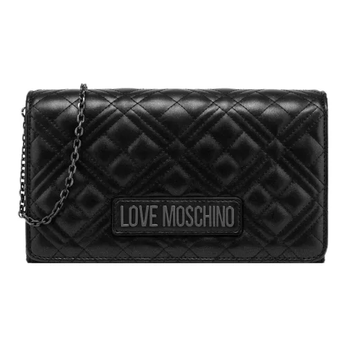 LOVE MOSCHINO ПУ (полиуретан) Ручная сумка через плечо стандартная женская черная