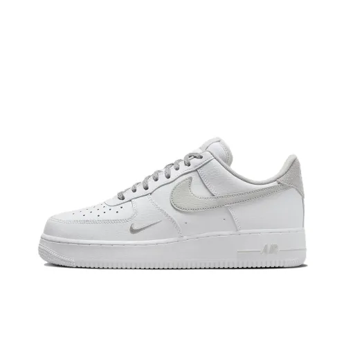 Nike Air Force 1 Slip-Resistant Low Top Скейтборд Кроссовки Мужские Белые Серые