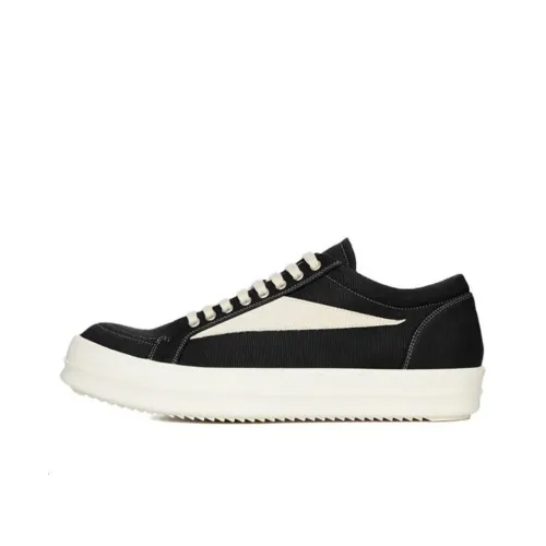 Rick Owens DRKSHDW Скейтборд Кроссовки Низкие Черные Женские