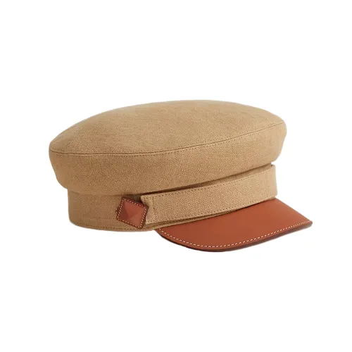 HERMES Medor Berets Коричневый Женские
