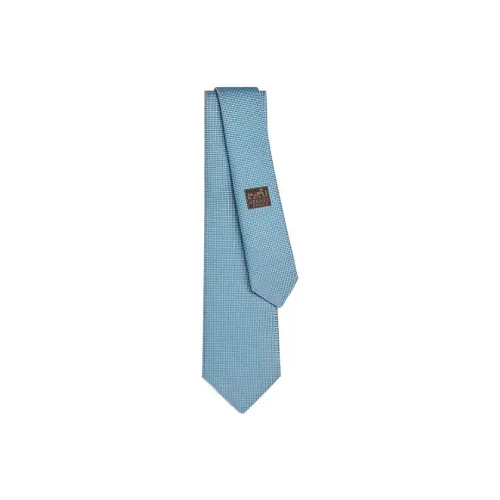HERMES Saint Honore Ties Men's Blue HERMES Saint Honore Галстуки Мужской Синий
