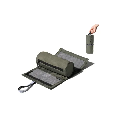 MOBI GARDEN Нейлон Портативный Большой объем Косметичка Сумка для туалетных принадлежностей Унисекс Оливково-зеленый Песчаниковый