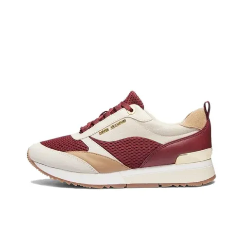 MICHAEL KORS Allie Stride Low Топ Повседневная обувь Женская Бежевый Красный