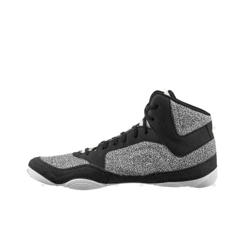 Asics Snapdown 2 Амортизация Износостойкий MID Топ Борцовская Обувь Мужская Белый Золото