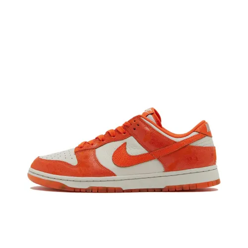 Nike Dunk Women's 'Cracked Orange' 'Total Orange' Low-Top Skateboard Shoes Women's Orange White Найк Dunk Женские 'Cracked Orange' 'Total Orange' Низкие Кроссовки для Скейтбординга Женские Оранжевые Белые