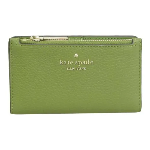 Kate Spade Кожа Кошелек Женские Зеленый