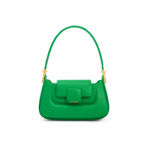 CHARLES KEITH ПУ (полиуретан) Маленькая квадратная сумка Charles Keith Сумка Сумка через плечо Сумка Маленькая Женская Многоцветная