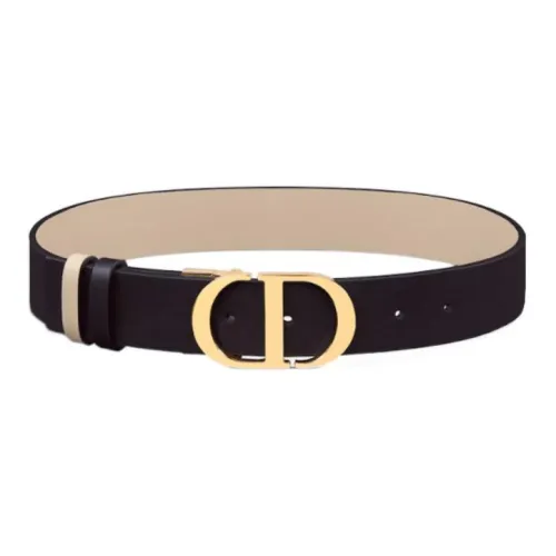 DIOR Кожаные ремни, черные, женские