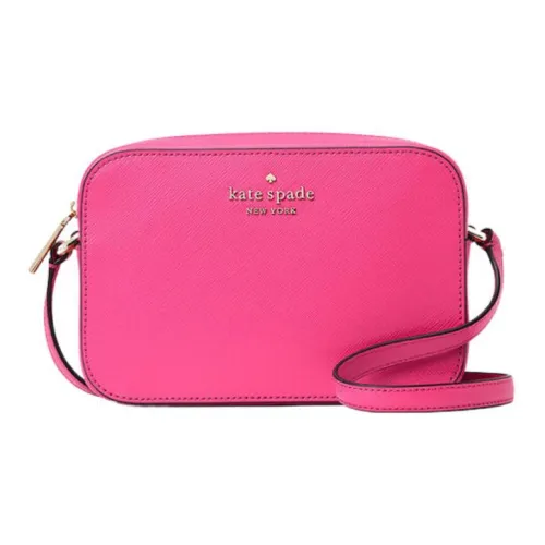 Kate Spade Кожа Camera Сумка Сумка через плечо Мини Женская Розовая