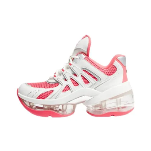 MICHAEL KORS OLYMPIA Дышащий Низкий Топ Повседневная Обувь Женская Розовый Белый