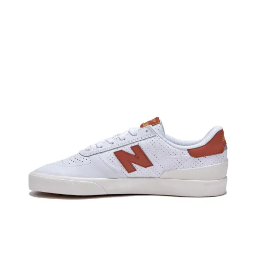 New Balance Numeric 272 Устойчивые к истиранию Низкие Кроссовки для скейтбординга Унисекс Белый Красный