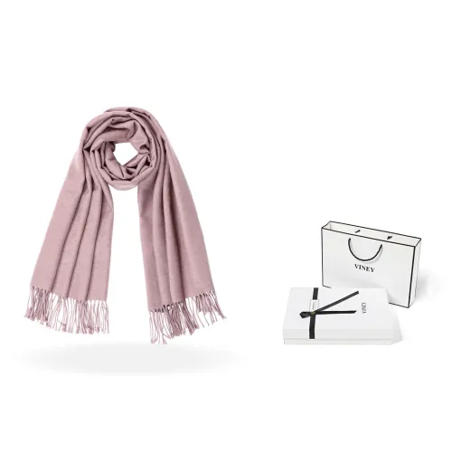 VINEY Вязаные шарфы Фиолетовый и Серый Женские
