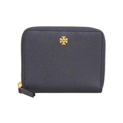 TORY BURCH Кожа Кошелек Мини Женский Морской Синий