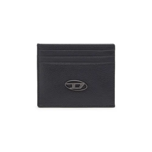 DIESEL Коровья кожа Держатель для карт Стандартный Мужской Черный