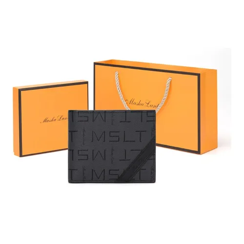 MashaLanti PVC кошелек стандартный мужской темно-серый