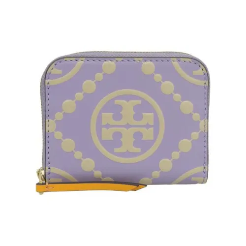 TORY BURCH Кожа Монета Кошелек Кошелек Женские Фиолетовый