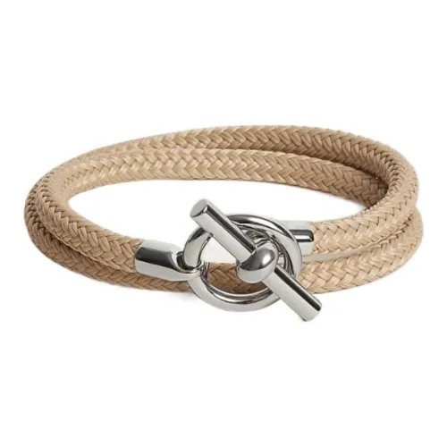 HERMES Glenan Металл Браслеты Коричневый Мужской