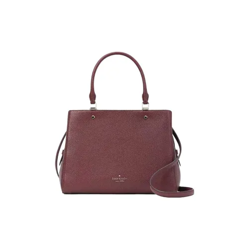 Kate Spade Сумка через плечо из текстуры кожа личи средний размер женская бордовый