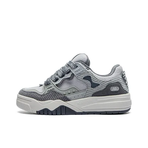 Кроссовки для скейтбординга KAPPA Low Top Peaceful Серый/Mushroom Серый/Premium Серый Унисекс