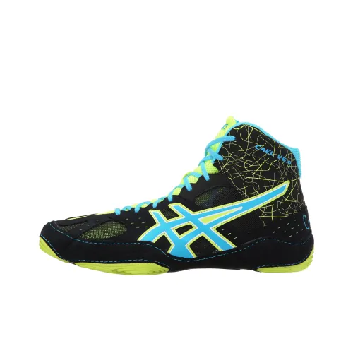 Asics Cael V6,0 Амортизация Износостойкий MID Топ Кроссовки для тренировок Мужской Черный
