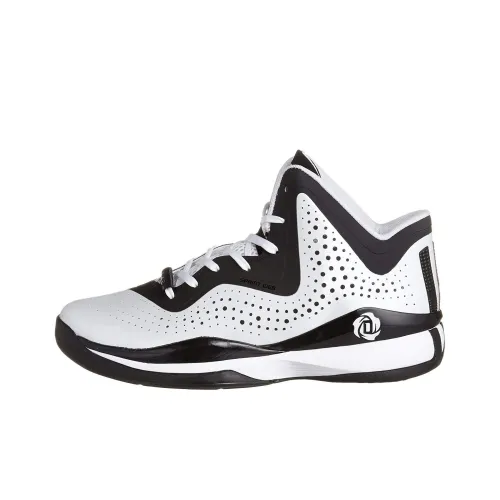 Adidas D Rose 773 Slip-Resistant и Breathable Низкие Баскетбольные Кроссовки Мужские Белый Черный