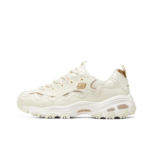 Skechers D'LITES 1,0 Low Топ Кэжуал Женский Айвори
