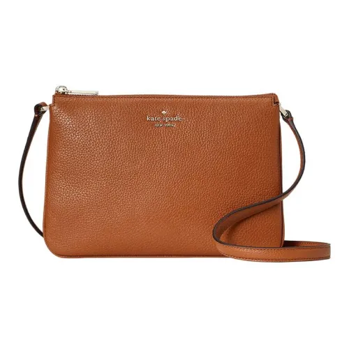 Kate Spade Leila Litchi Grain Leather Crossbody Bag Women's Brown