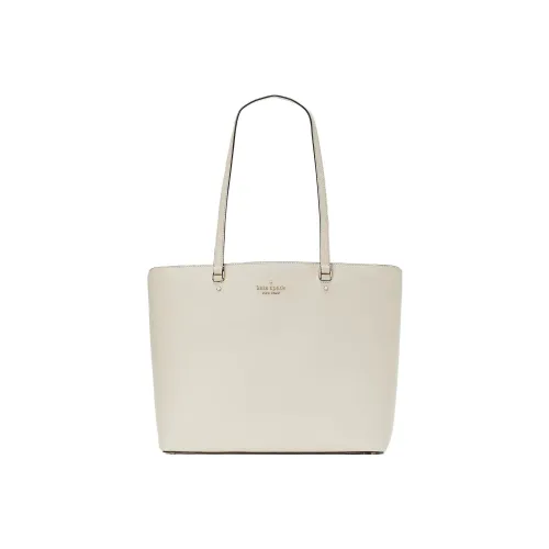 Kate Spade Сумка из крупнозернистой текстуры коровьей кожи сумка-тоут сумка для покупок сумка через плечо большая цвет Women's White