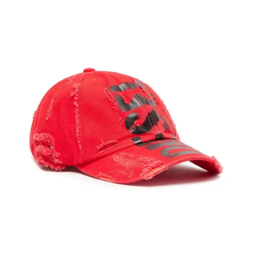 DIESEL Хлопок Кепки Red Men's