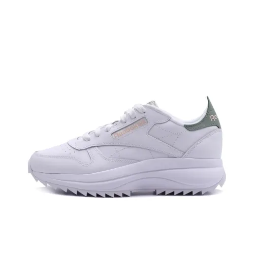 Reebok Classic Leather Low Топ Беговые кроссовки Унисекс Белый