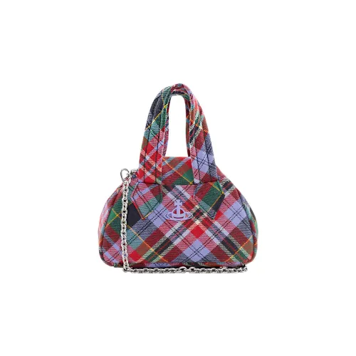 Vivienne Westwood Новая шерсть Bowling Bag Сумка через плечо Мини Сумка Женская Многоцветная